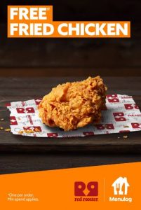 DEAL: Red Rooster - Free Piece of Fried Chicken with $25 Spend via Menulog 8