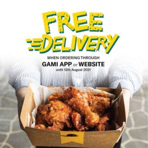 DEAL: Gami Chicken - Free Delivery via Website or Gami App (until 12 August 2021) 2