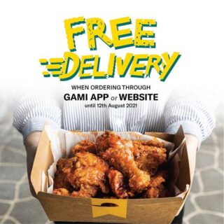 DEAL: Gami Chicken - Free Delivery via Website or Gami App (until 12 August 2021) 1 DEAL: Gami Chicken - Free Delivery via Website or Gami App (until 12 August 2021) 1