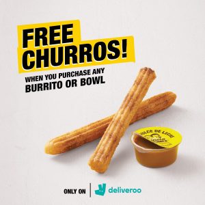 DEAL: Guzman Y Gomez - Free Churros with Burrito or Bowl Purchase via Deliveroo (until 22 August 2021) 24