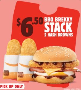 DEAL: Hungry Jack's - $6.50 Brekky Stack & 2 Hash Browns via App (until 27 December 2021) 3