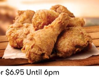 DEAL: KFC - 6 pieces for $6.95 until 6pm via App 9