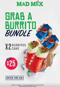 DEAL: Mad Mex - $25 Burrito Bundle 7
