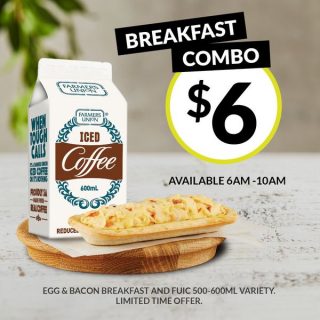 DEAL: OTR - $6 Breakfast Combo until 10am Daily 1