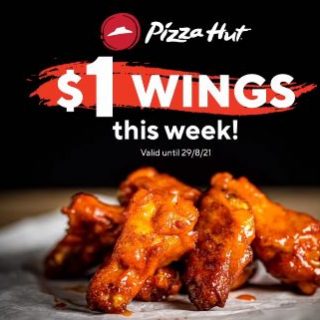 DEAL: Pizza Hut - $1 Wings via Uber Eats (until 10 October 2021) 4