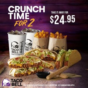 DEAL: Taco Bell - $24.95 Crunch Time for 2 4