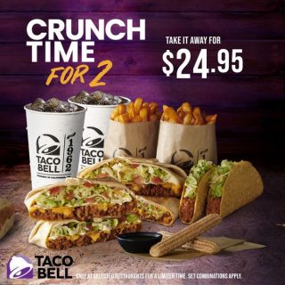 DEAL: Taco Bell - $24.95 Crunch Time for 2 3