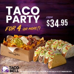 DEAL: Taco Bell - $34.95 Taco Party for 4 4