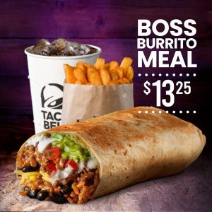 DEAL: Taco Bell - $13.25 Boss Burrito Meal 4