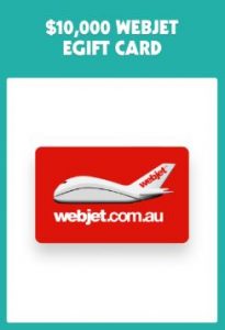 $10,000 Webjet Egift Card - McDonald’s Monopoly Australia 2021 3