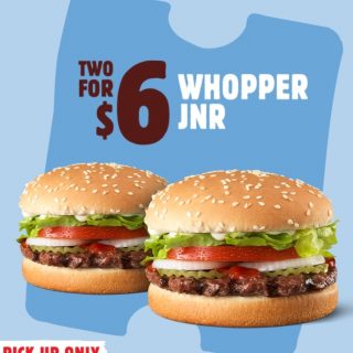 DEAL: Hungry Jack's - 2 Whopper Juniors for $6 via App (until 13 June 2022) 10