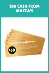 2021 McDonald's Monopoly Australia Prizes 49