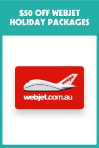 $50 off Webjet Holiday Packages - McDonald’s Monopoly Australia 2021 3