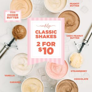 DEAL: Betty's Burgers - 2 Classic Shakes for $10 6