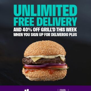 DEAL: Grill'd - 40% off with $20 Spend for Deliveroo Plus Members (until 17 April 2022) 6