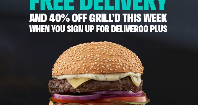 DEAL: Grill'd - 40% off with $20 Spend for Deliveroo Plus Members (until 17 April 2022) 7