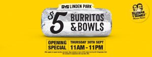DEAL: Guzman Y Gomez Linden Park SA - $5 Burrito or Burrito Bowl (30 September 2021) 3