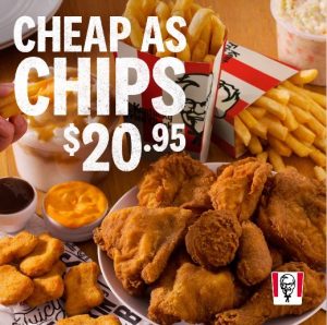 DEAL: KFC $15 Bring Back Dinner Pack - 9 pcs. Chicken, Large Chips and Potato & Gravy 12