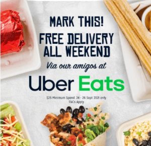 DEAL: Mad Mex - Free Delivery with $25+ Spend via Uber Eats (until 26 September 2021) 11