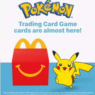 NEWS: McDonald's - Pokémon Trading Cards with Happy Meal 1