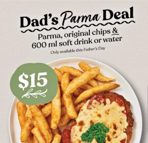 DEAL: Schnitz - $15 Parma, Original Chips & 600ml Soft Drink or Water via App/Website (5 September 2021) 3