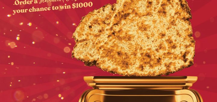 DEAL: Schnitz Golden Schnitz - Win $1,000 Cash & Food Prizes with Schnitzel & Chips Purchase 5
