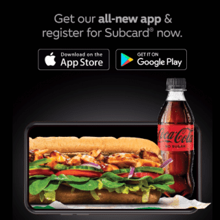 DEAL: Subway Weekly App Deals from 13 September to 5 December 2021 3 DEAL: Subway Weekly App Deals from 13 September to 5 December 2021 3