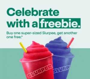 DEAL: 7-Eleven - Buy One Get One Free Super Sized Slurpees & Free Regular Coffee with Any Fuel Purchase 7