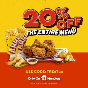 DEAL: Chicken Treat - 20% off via Menulog (until 24 October 2021) 10