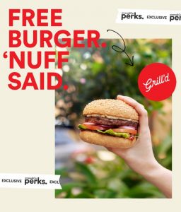 DEAL: Grill'd - Free Burger, Superpower Salad or 6 HFC Bites for New Relish Members in NSW/VIC/ACT/SA/NT via Cotton On Perks 3