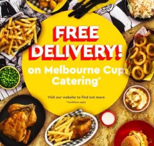 DEAL: Chicken Treat - Free Delivery on Melbourne Cup Catering with $100+ Spend (until 28 October 2021) 6