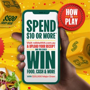 NEWS: Roll'd With It - Instant Win Food, $20,000 Cash & More Prizes with $10+ Spend 5