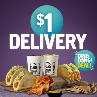 DEAL: Taco Bell - $1 Delivery with $20 Minimum Spend via Menulog 6