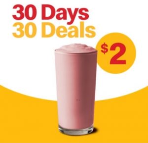 DEAL: McDonald’s - $2 Large Shake on 16 November 2021 (30 Days 30 Deals) 3