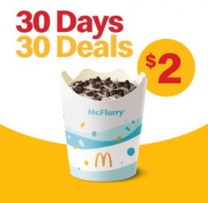 DEAL: McDonald’s - $2 McFlurry on 21 November 2021 (30 Days 30 Deals) 3
