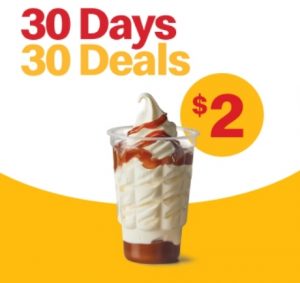 DEAL: McDonald’s - $2 Large Sundae on 24 November 2021 (30 Days 30 Deals) 3