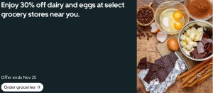DEAL: Uber Eats - 30% off Dairy, Eggs & Alcohol at Selected Stores (until 25 November 2021) 9