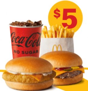 DEAL: McDonald’s - $5 Small Chicken 'n' Cheese Meal & Cheeseburger on 11 November 2021 (30 Days 30 Deals) 3