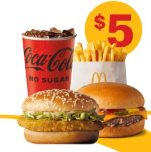 DEAL: McDonald’s - $5 Small McChicken Meal + Extra Cheeseburger on 3 November 2021 (30 Days 30 Deals) 3