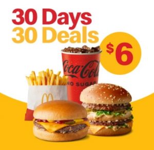 DEAL: McDonald’s - $6 Small Big Mac Meal + Extra Cheeseburger on 19 November 2021 (30 Days 30 Deals) 3