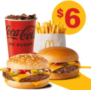 DEAL: McDonald’s - $6 Small Quarter Pounder Meal + Extra Cheeseburger with mymacca's App (until 27 February 2022) 3