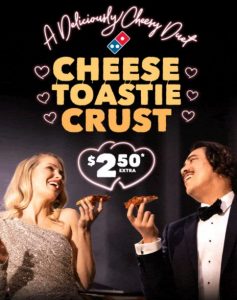NEWS: Domino's $2.50 Cheese Toastie Crust 3