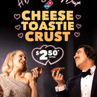 NEWS: Domino's $2.50 Cheese Toastie Crust 5