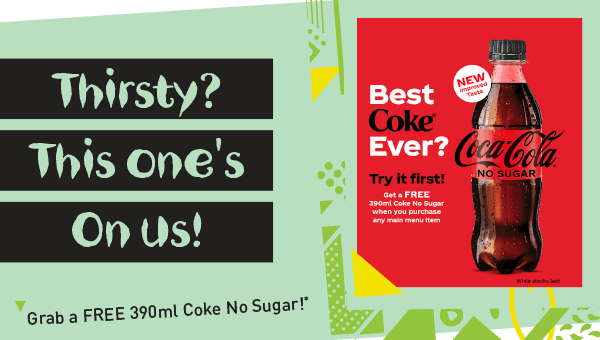 DEAL: Nando's Peri-Perks - Free 390ml Coke No Sugar with Main Item Purchase (until 16 November 2021) 9