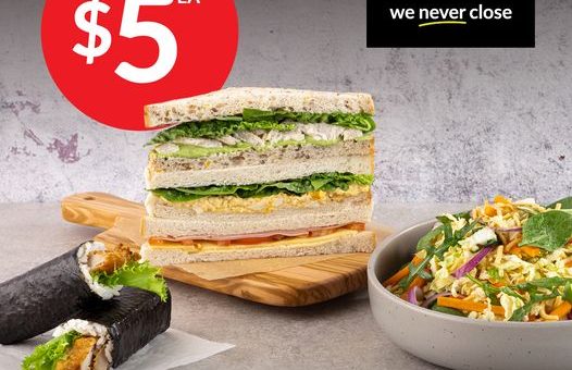 DEAL: OTR - Sandwiches, Wraps, Selected Sushi & Salads for $5 on Mondays-Wednesdays (until 23 December 2021) 4