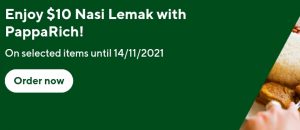 DEAL: PappaRich - $10 Nasi Lemak via DoorDash (until 14 November 2021) 8