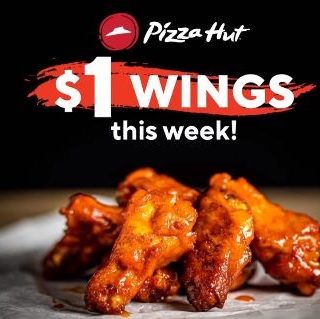 DEAL: Pizza Hut - 6 Wings for $6 via DoorDash (until 7 November 2021) 2