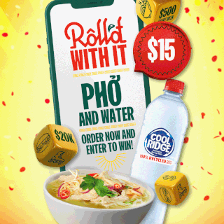 DEAL: Roll'd - $15 Pho and Water 3
