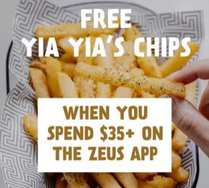 DEAL: Zeus Street Greek - Free Yia Yia Chips with $35 Spend via App (until 22 November 2021) 4