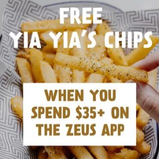 DEAL: Zeus Street Greek - Free Yia Yia Chips with $35 Spend via App (until 22 November 2021) 10
